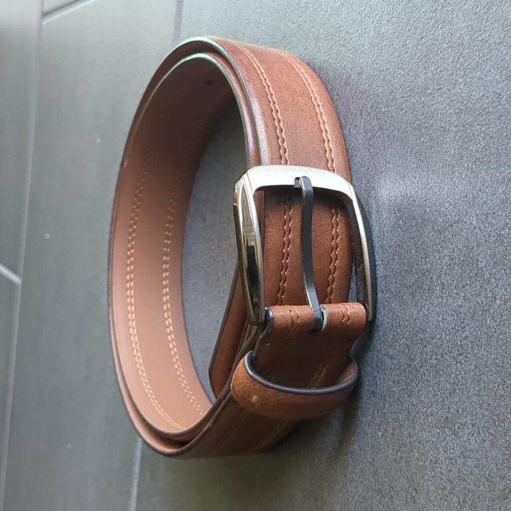 Bosca light brown belt size 34